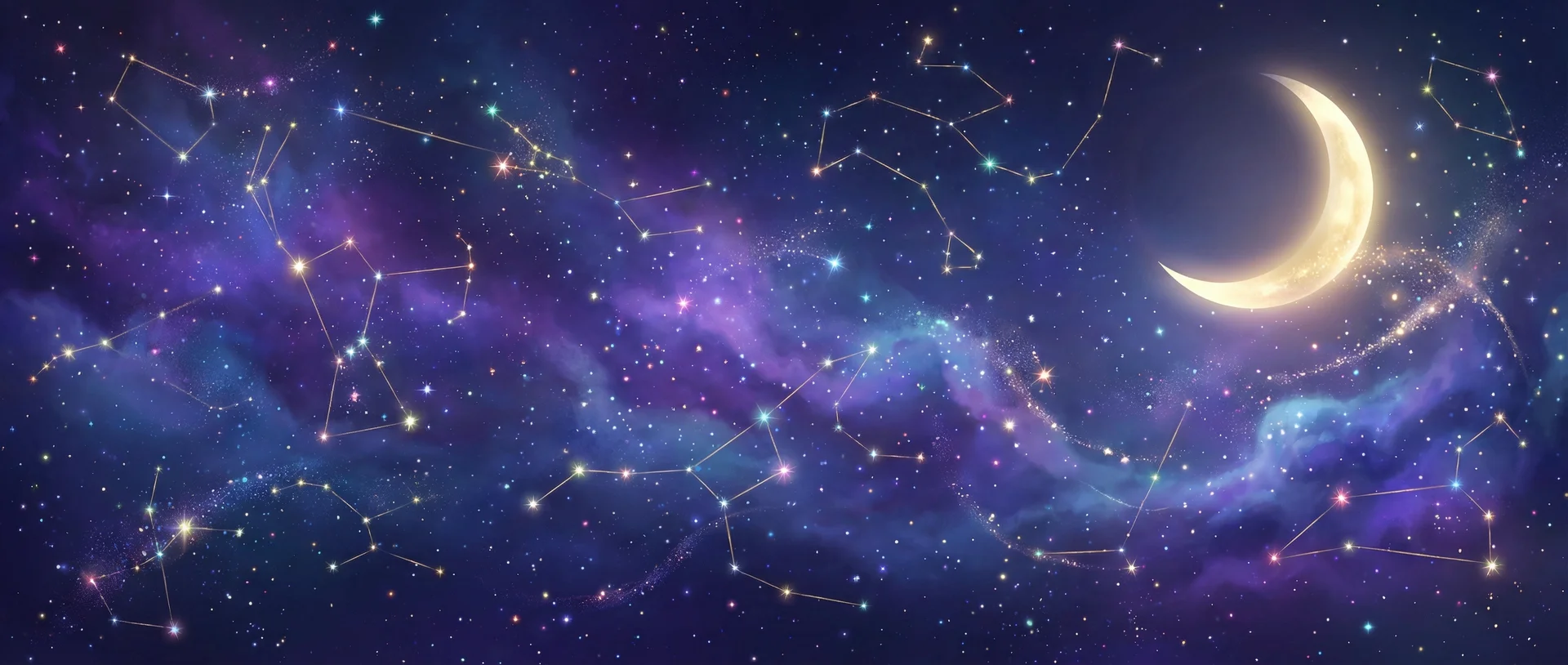 星空背景 - 春莺啭1V2 | 每日星座运势与塔罗占卜